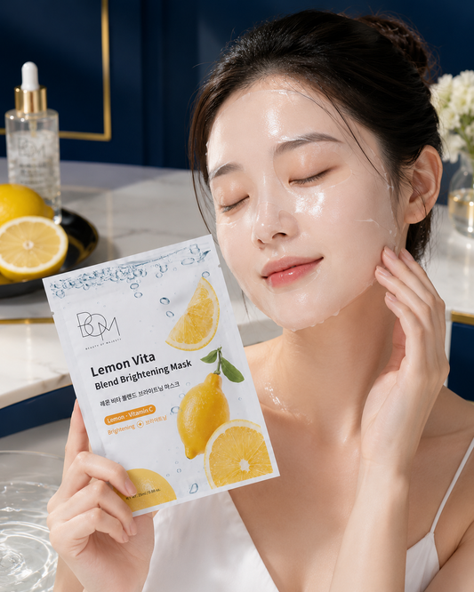 MASCARILLA ILUMINADORA LEMON VITA BLEND (10 unidades)