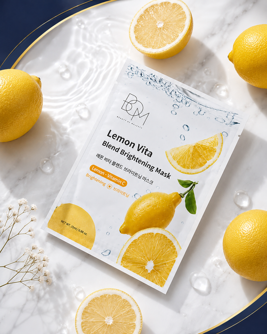 MASCARILLA ILUMINADORA LEMON VITA BLEND (10 unidades)