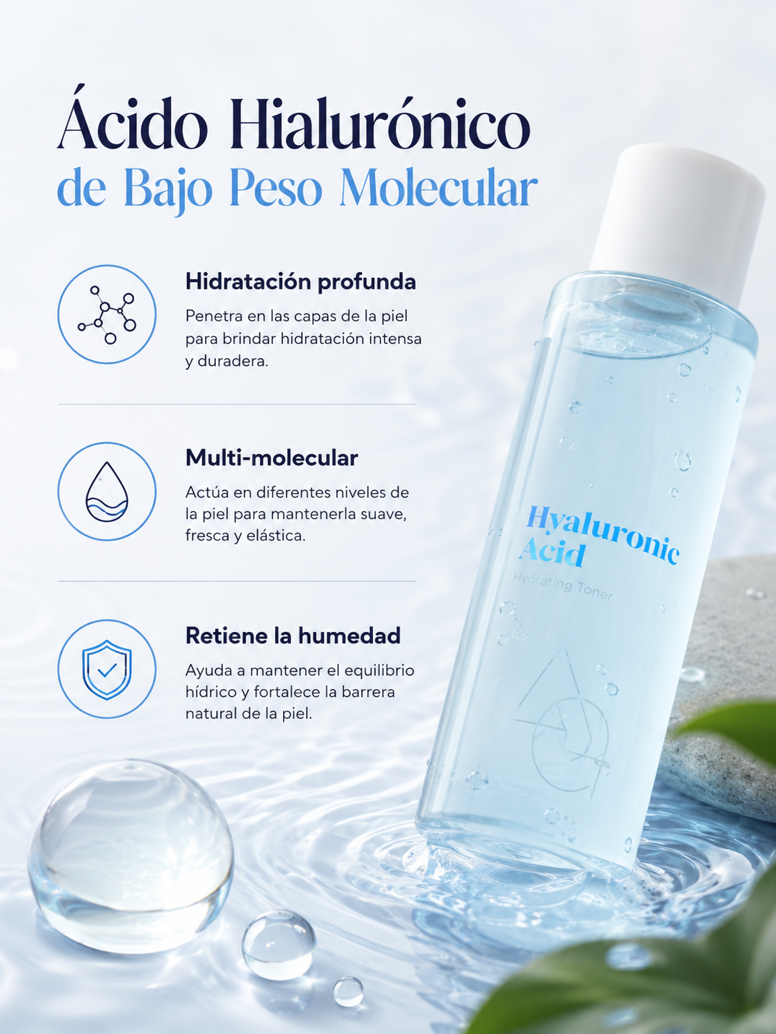 TÓNICO HIDRATANTE CON ÁCIDO HIALURÓNICO