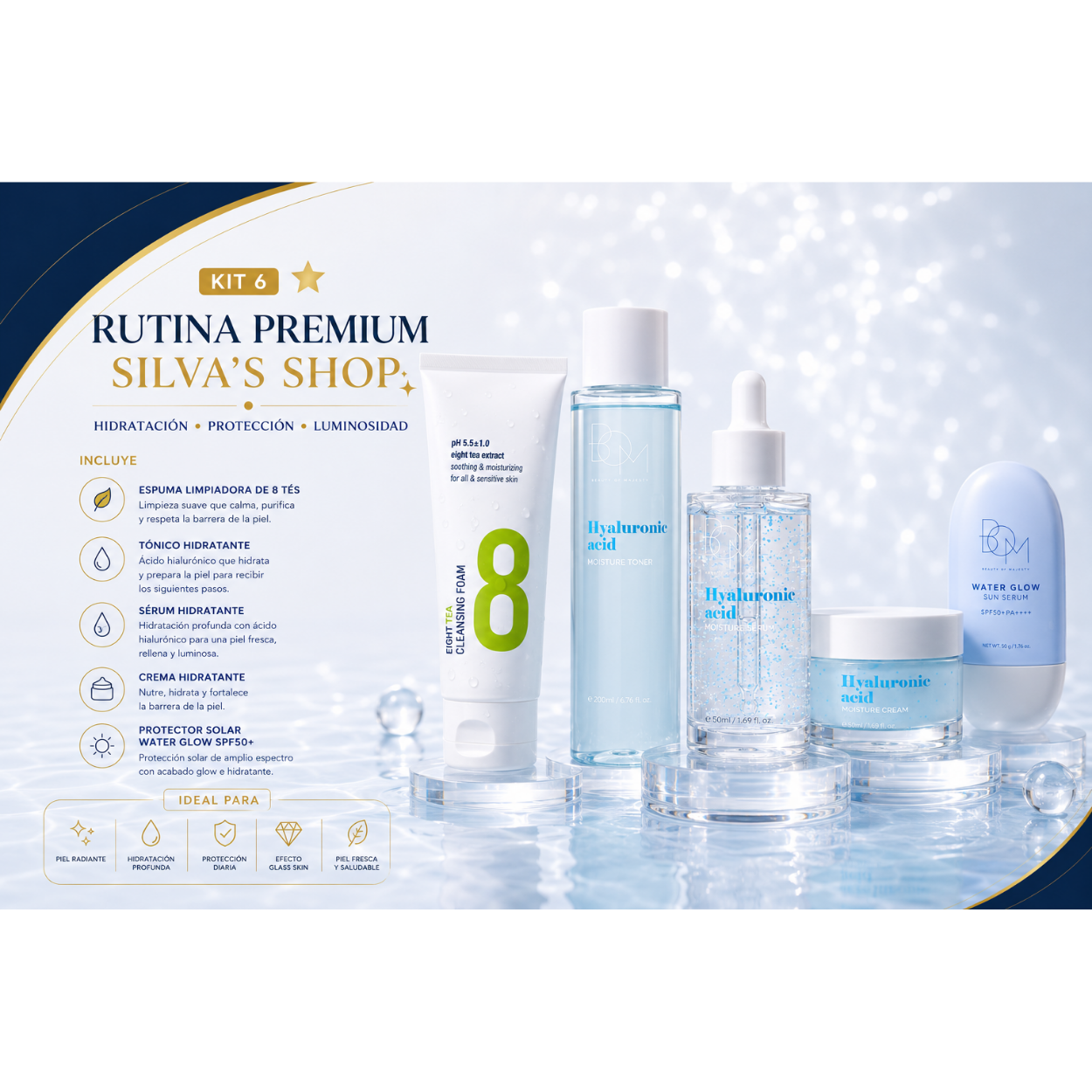 KIT RUTINA PREMIUM SILVA'S SHOP